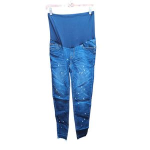 Women's oh! mamma Denim Maternity Jeans Size M Blue